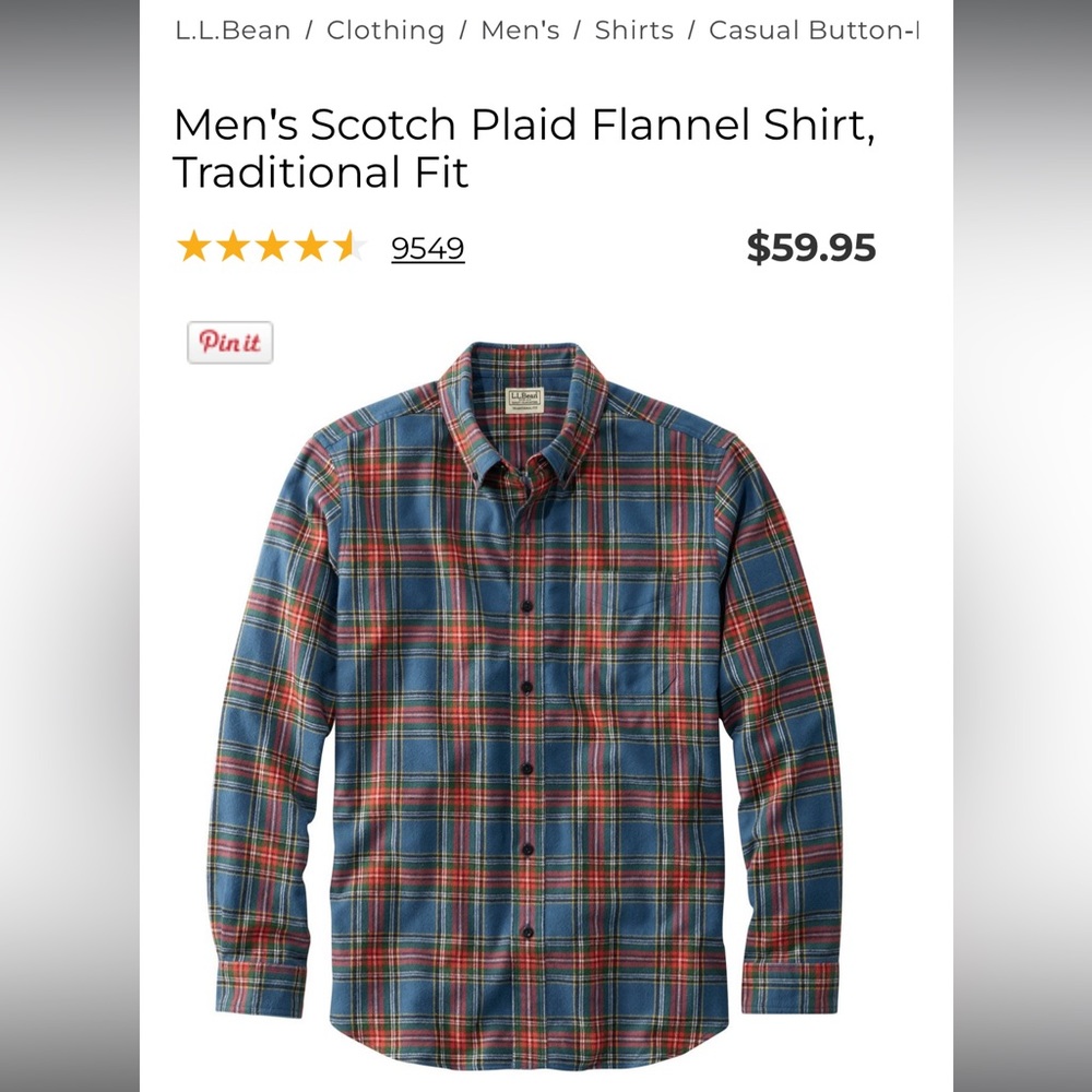 L.L. Bean Flannel